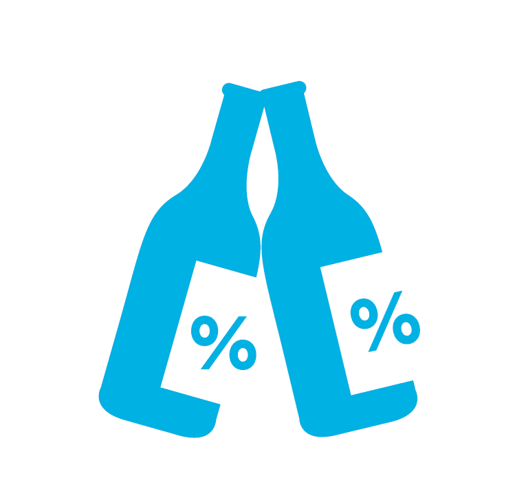 Butelki z procentem